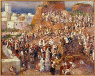 アラブのお祭り、モスク 作： Pierre Auguste Renoir