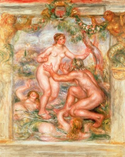 ローヌに向かうソーヌ 作： Pierre Auguste Renoir