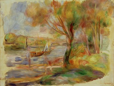 アルジャントゥイユのセーヌ川 作： Pierre Auguste Renoir