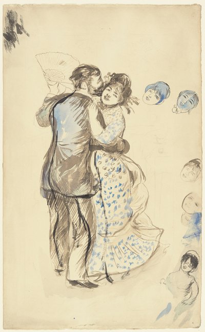 ラ・ダンス？ la campagne (田舎の踊り) 作： Pierre Auguste Renoir