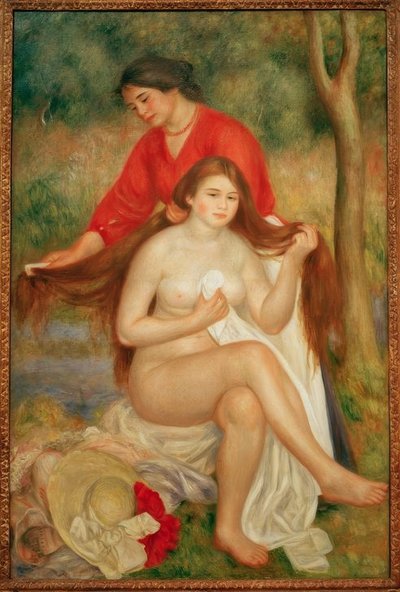 トイレ 作： Pierre Auguste Renoir