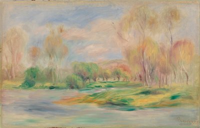 風景 作： Pierre Auguste Renoir