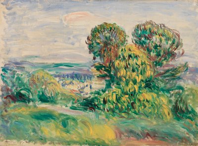 風景 作： Pierre Auguste Renoir