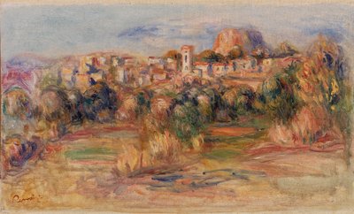 風景、ラ・ゴード (風景、ラ・ゴード) 作： Pierre Auguste Renoir