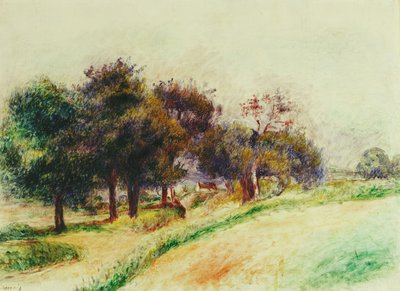 風景;風景、 作： Pierre Auguste Renoir