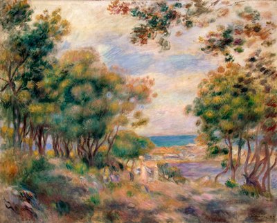 ボーリューの風景、1899年。 作： Pierre Auguste Renoir