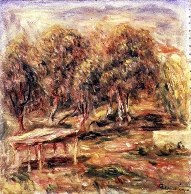 ミディの風景」（油彩・キャンバス） 作： Pierre Auguste Renoir