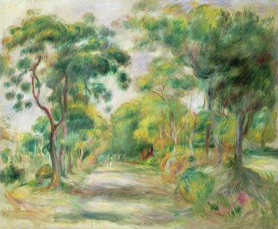 ミディの風景（キャンバスに油彩） 作： Pierre Auguste Renoir