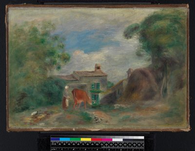 1919年以前の人物像のある風景 作： Pierre Auguste Renoir