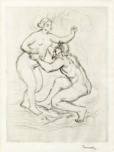 ル・フルヴ・スカマンドル（スカマンダー川） 作： Pierre-Auguste Renoir