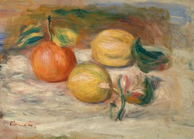 レモンとオレンジ 作： Pierre Auguste Renoir