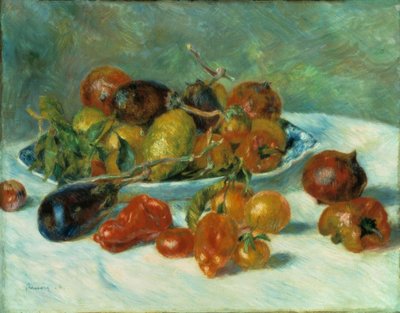 正午の果物 作： Pierre Auguste Renoir