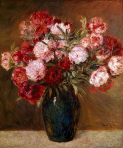 牡丹 作： Pierre Auguste Renoir