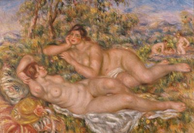 水泳選手 作： Pierre Auguste Renoir
