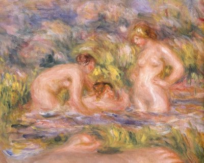 水泳選手 作： Pierre Auguste Renoir