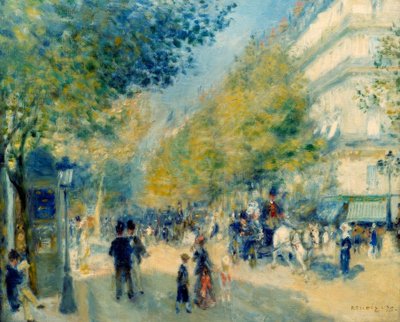 ザグランドブールバーズ 作： Pierre Auguste Renoir