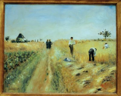 収穫機 作： Pierre Auguste Renoir