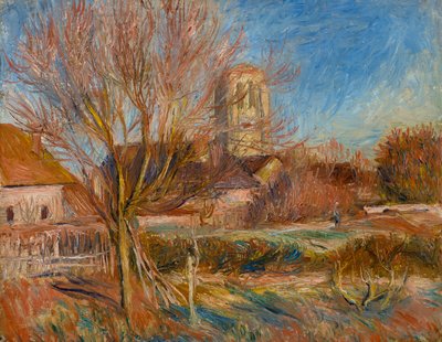 エッソワーズの教会 1900年頃 油彩・カンヴァス 作： Pierre Auguste Renoir