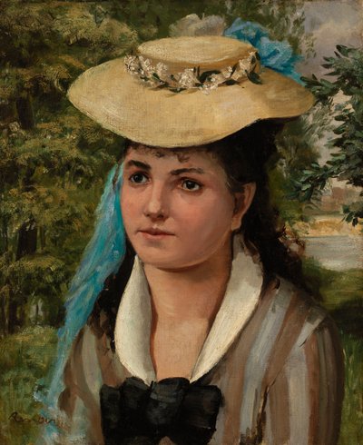 麦わらのリーゼ 作： Pierre Auguste Renoir