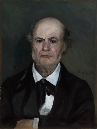 芸術家の父、レオナール・ルノワール 作： Pierre Auguste Renoir