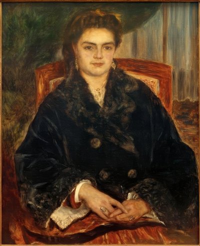 マダムエドワールベルニエ 作： Pierre Auguste Renoir