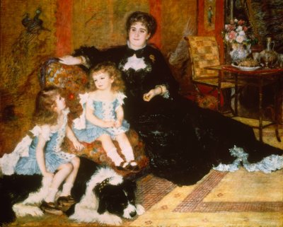 マダムジョルジュシャルパンティエとその子供たち 作： Pierre Auguste Renoir
