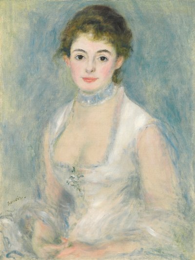 ヘンリオ夫人、1876年頃 作： Pierre Auguste Renoir