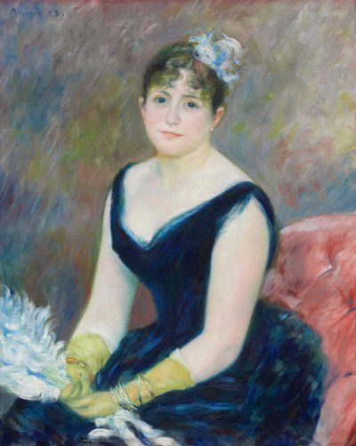 レオン・クラピッソン夫人 作： Pierre Auguste Renoir