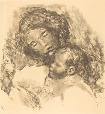 マタニティマタニテ、c。 1912年。 作： Pierre Auguste Renoir