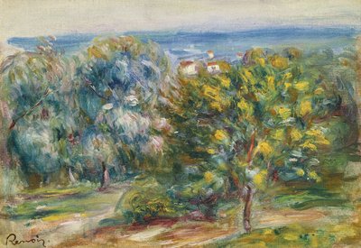 正午の風景、1910 作： Pierre Auguste Renoir