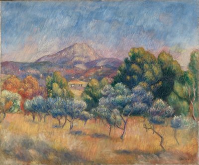 モン・サント・ヴィクトワール 作： Pierre Auguste Renoir