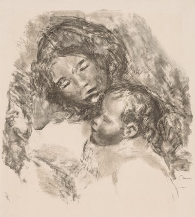 母性 作： Pierre Auguste Renoir