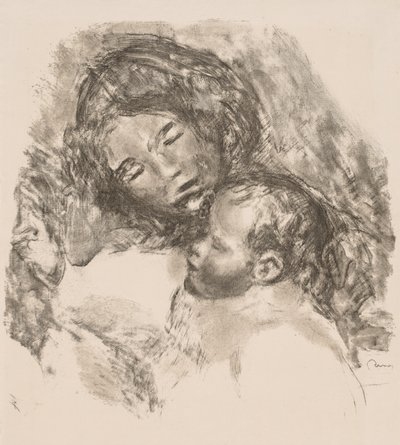 母性、1912。 作： Pierre Auguste Renoir