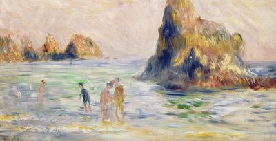 ムーランヒュート湾、ガーンジー、1883年頃 作： Pierre Auguste Renoir
