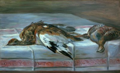 キジとヤマウズラのある静物 作： Pierre Auguste Renoir