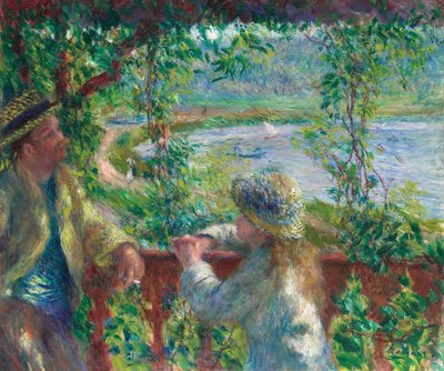 湖の近く 作： Pierre Auguste Renoir