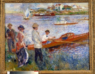 シャトゥーの漕ぎ手たち 作： Pierre Auguste Renoir