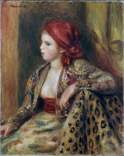 オダリスク、1895年頃 作： Pierre Auguste Renoir