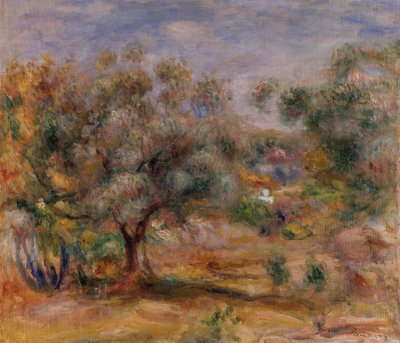 レ・コレットのオリーブの木 1910-15年頃 油彩・カンヴァス 作： Pierre-Auguste Renoir