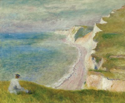 崖の上 作： Pierre Auguste Renoir