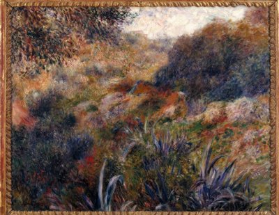 アルジェリアの風景。野生の女性の峡谷 作： Pierre Auguste Renoir