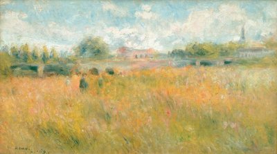 Rueilのセーヌ川の風景 作： Pierre Auguste Renoir