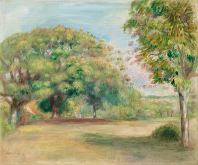 Paysage, c. 1892 (óleo sobre tela) 作： Pierre Auguste Renoir
