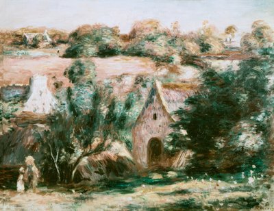 ブルターニュの風景 作： Pierre Auguste Renoir