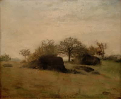 フォンテーヌブローの風景 作： Pierre Auguste Renoir
