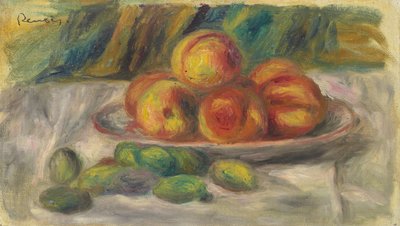 桃とアーモンド 作： Pierre Auguste Renoir
