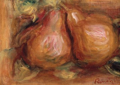 洋ナシ;梨、1915年頃 作： Pierre Auguste Renoir