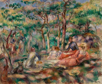 ピクニック（芝生でランチ） 作： Pierre Auguste Renoir