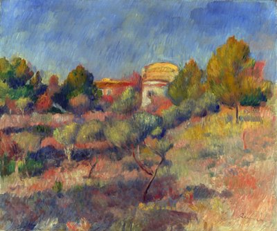Pigeonnier (colombier) a Bellevue (Pigeon Coop at Bellevue) - ピエール オーギュスト ルノワール (1841-1919) 個人蔵 作： Pierre Auguste Renoir