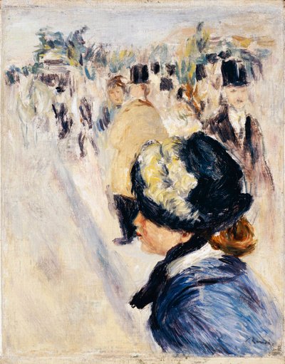 クリシー広場、1880年頃 作： Pierre Auguste Renoir